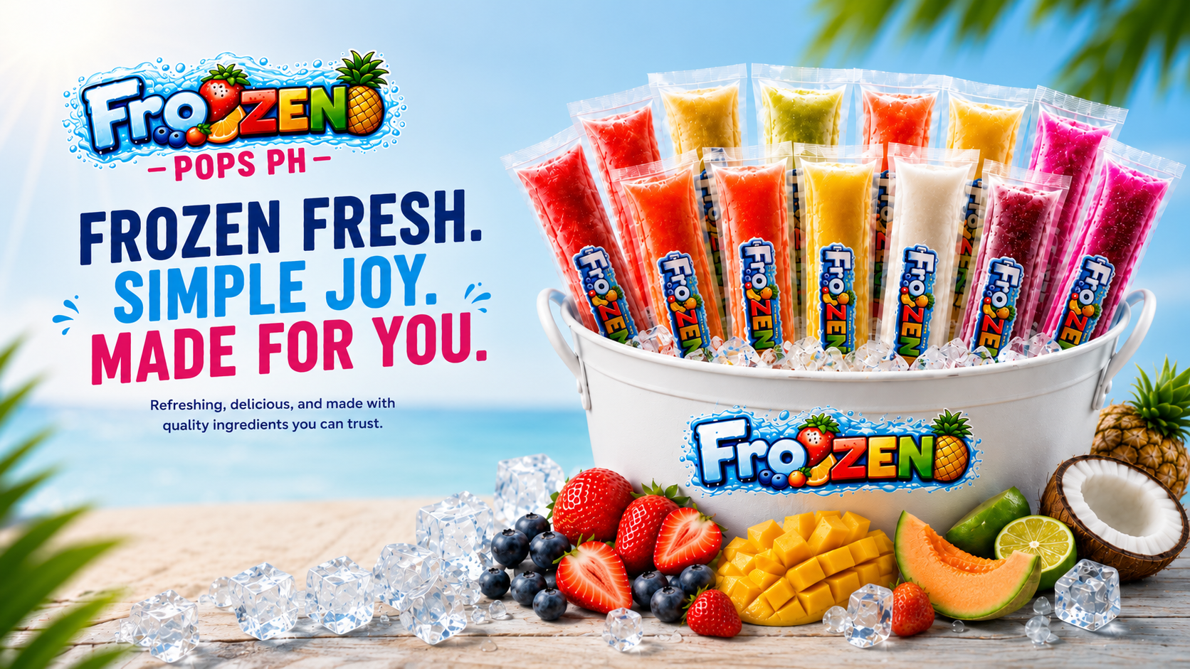 FroZEN Pops PH — Frozen Fresh. Simple Joy. Made for You.